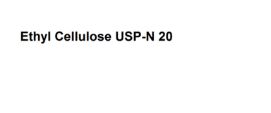  एथिल सेल्युलोज USP-N 20