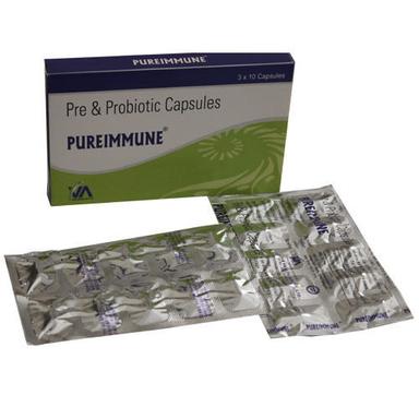 Prebiotic And Probiotic Capsules Dry Place