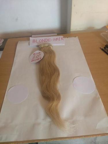 Blonde Weft Remy Human Hair