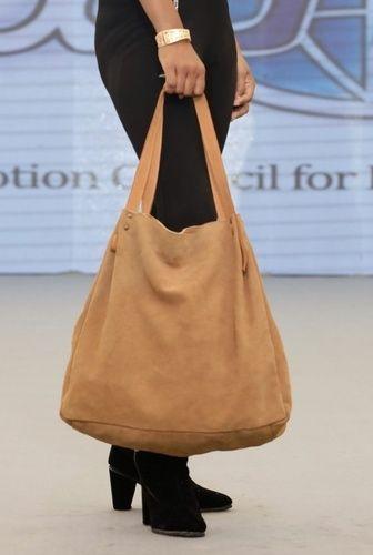 Light Brown Trendy Leather Bag