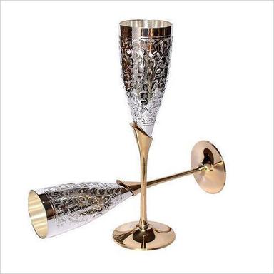 Silver Plated Wine Glass