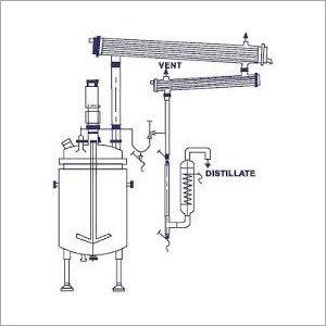 Glass Jacketed Assembly Over Shell And Tube Condenser