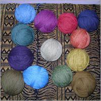 Herbal Dyed Wool Yarn Application: Knitting