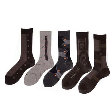 Brown And Grey Gents Full Length Socks