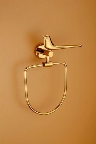Brass Sparrow Design Napkin Ring