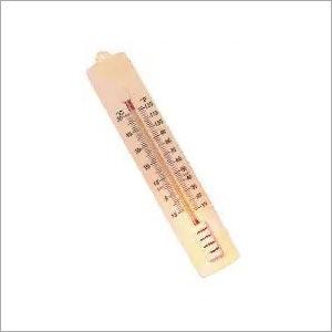 Grey Plastic And Glass Thermometer Wall
