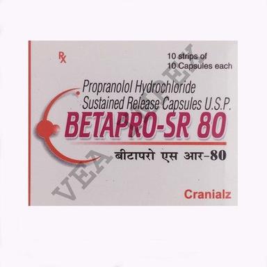  बीटाप्रो सीनियर 80Mg (प्रोप्रानोलोल हाइड्रोक्लोराइड) कैस नंबर: 525-66-6