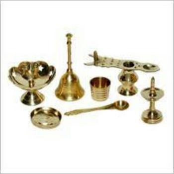 Golden Pooja Acessories