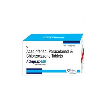  ऐसक्लोफेनाक पेरासिटामोल और क्लोरोज़ॉक्साज़ोन टैबलेट सामान्य दवाएं