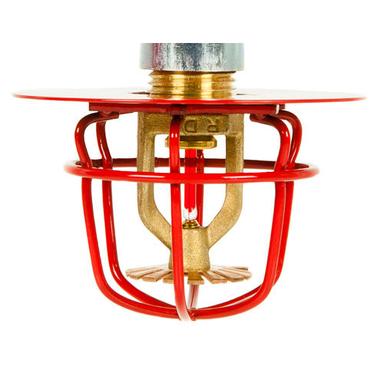 Red & Golden Industrial Fire Sprinkler