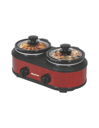Slow Cooker 2 Pot Application: For Home & Restaurant Uses