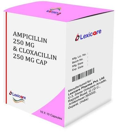 एम्पीसिलीन और क्लोक्सासिलिन कैप्सूल