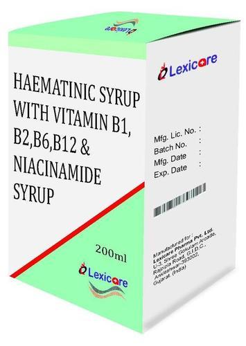  हेमैटिनिक और विटामिन बी-कॉम्प्लेक्स और नियासिनमाइड सिरप
