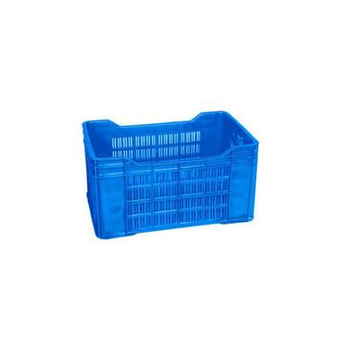 Blue Plastic Vegetable Crate