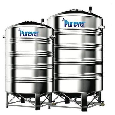 Silver Industrial Stainless Steel Water Tanks