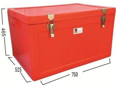 Red Plain Insulated Ice Box 100 Ltrs