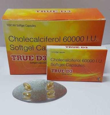 Cholecalciferol Softgel Capsules 60000 Iu General Medicines