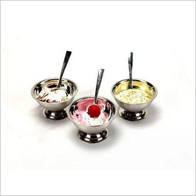 Silver Ice Cream Bowls