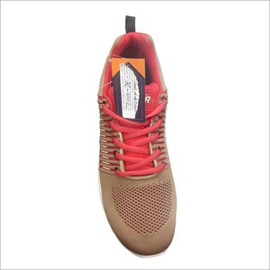 Brown And Red Gents Trendy Sports Shoes
