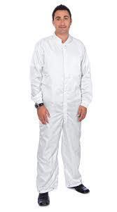 White Clean Room Antistatic Coverall