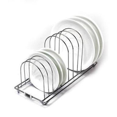 Rim Zim Stainless Steel Plate Rack Home No Assembly Required