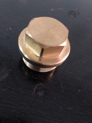 Flat Brass Oil Nut