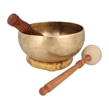 Brass Hand Hammered Tibetan Healing Therapy Singing Bowl