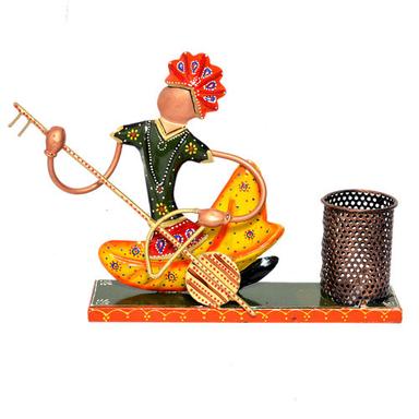 Metal Iron Painted Setting Musician Pen Stand Holder