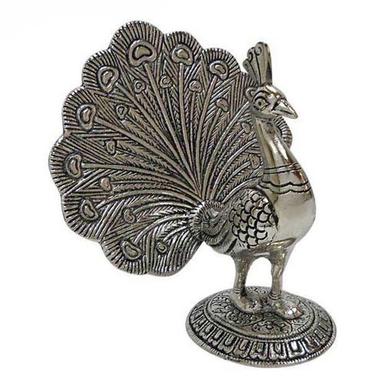 Silver Dancing Peocock