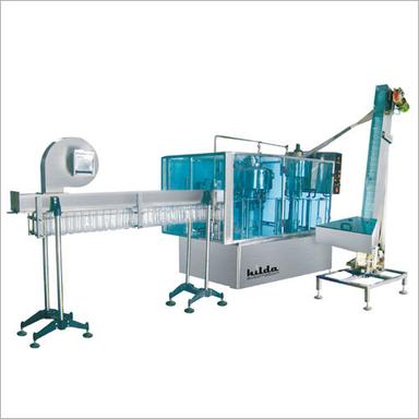 Silver Automatic Bottle Rinsing Filling And Capping Machine
