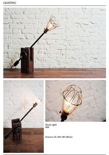 Black And Brown Table Lamp