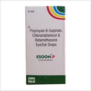 5Ml Polymyxin B-Sulpahte-Chloramphenicol And Betamethasone Eye And Ear Drop General Medicines