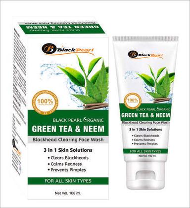 Green Tea & Neem Face Wash Ingredients: Herbal Extracts