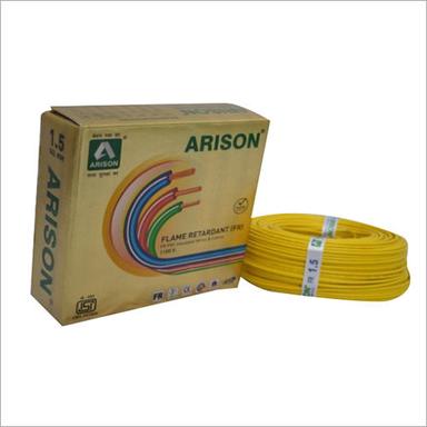 Yellow 1.5 Sq.Mm Pvc Insulated Electric Wire