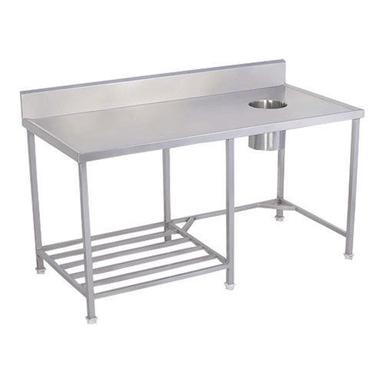 Soiled Dish Landing Table - Color: Sliver