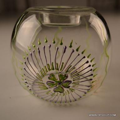 Clear Glass Fish Bowl Size: Height :- 10 Cm   Dia :- 13Cm