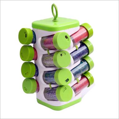 Available In Multicolor Plastic Revolving 16 Spice Rack