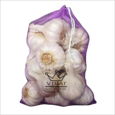 Garlic Drawstring Mesh Bag - Color: Purple