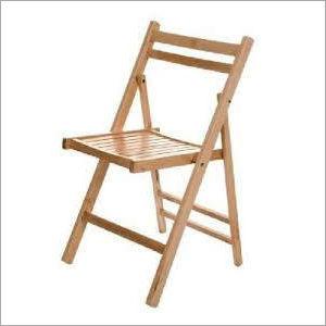 Brown Wooden Folding Dining Chair