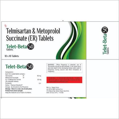 टेल्मिसर्टन और मेटोप्रोलोल सक्सिनेट (एर) टैबलेट ग्रेड: मेडिकल ग्रेड