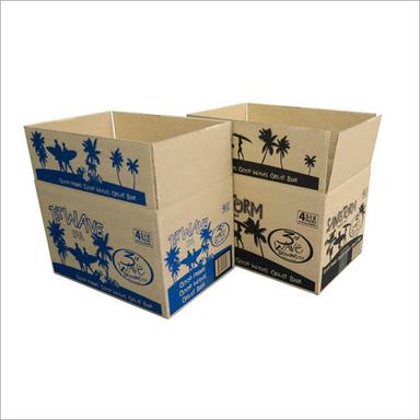 Brown Printed Corrugated Box