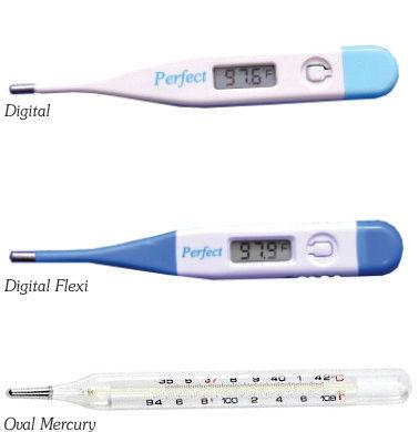 White And Blue Thermometer