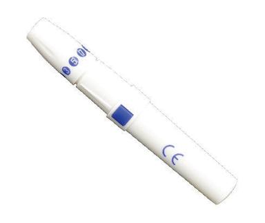 Blue And White Blood Lancet With Pen