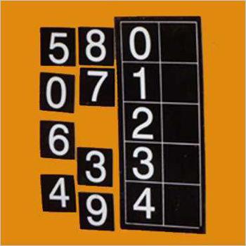 Black And Orange Number Matching Box