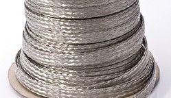 Silver Tinned Copper Braided Strip