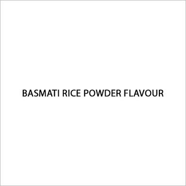 बासमती चावल पाउडर स्वाद की शुद्धता: 99%