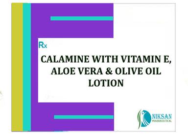  विटामिन ई, एलो वेरा और ऑलिव ऑयल लोशन के साथ कैलामाइन सामान्य दवाएं