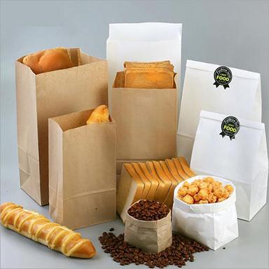 Food Paper Bag - Color: Brown