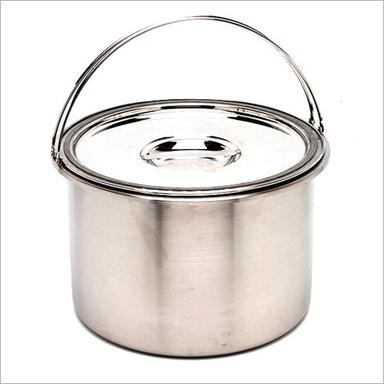 Silver Stainless Steel Food Canister