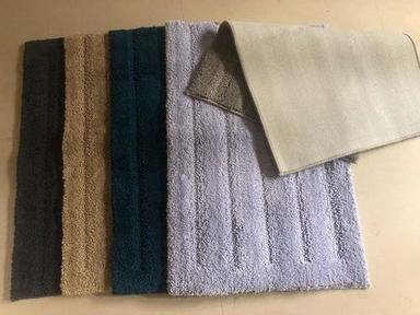 5 Colors Micro Bath Mat With Rubber